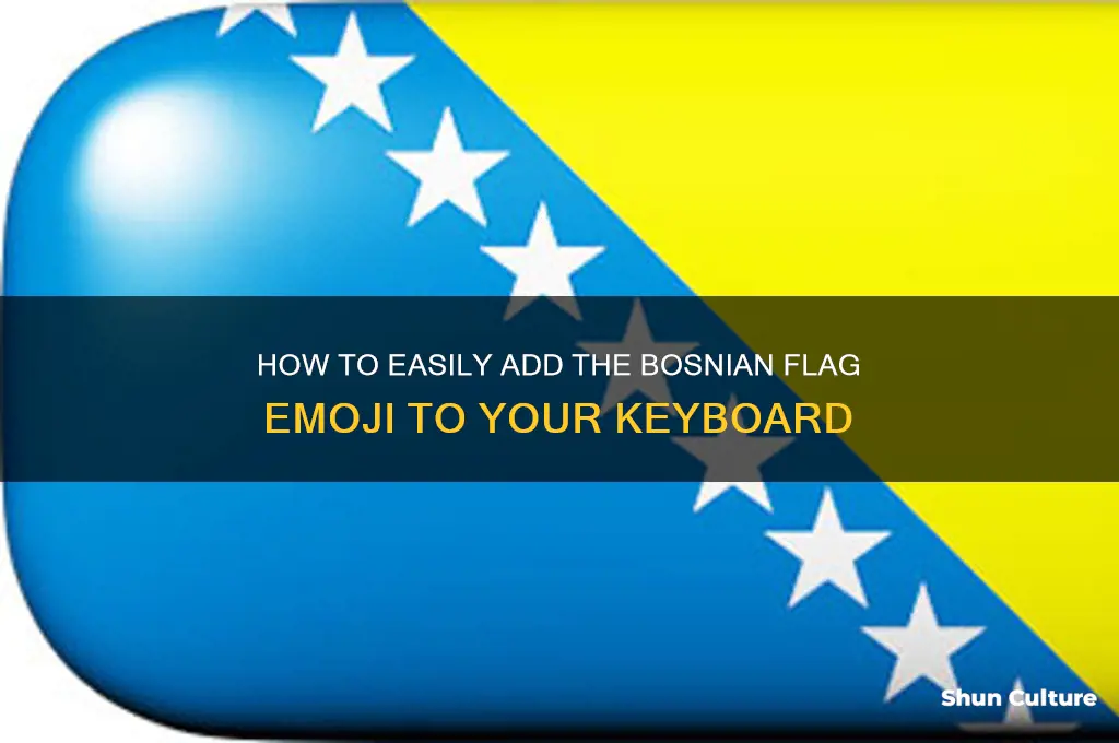 how to get the bosnian flag emoji