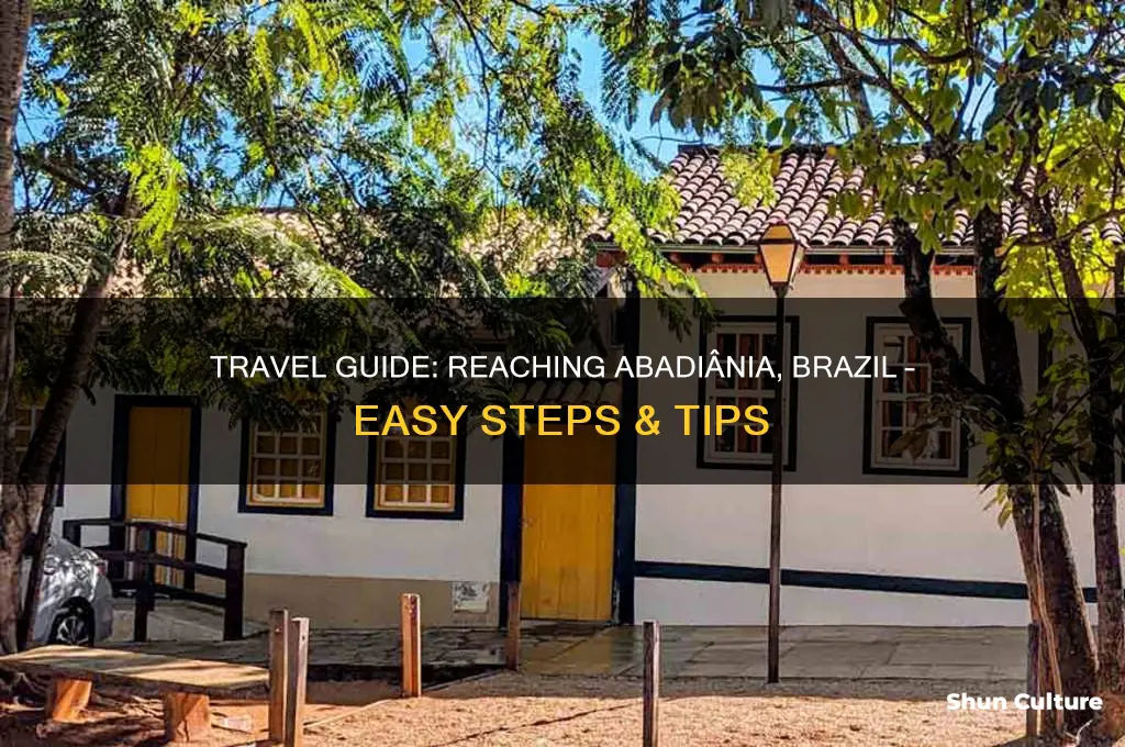 how to get to abadiania brazil