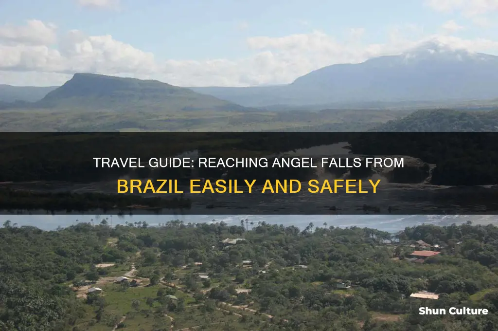 how to get to angel falls from brazil