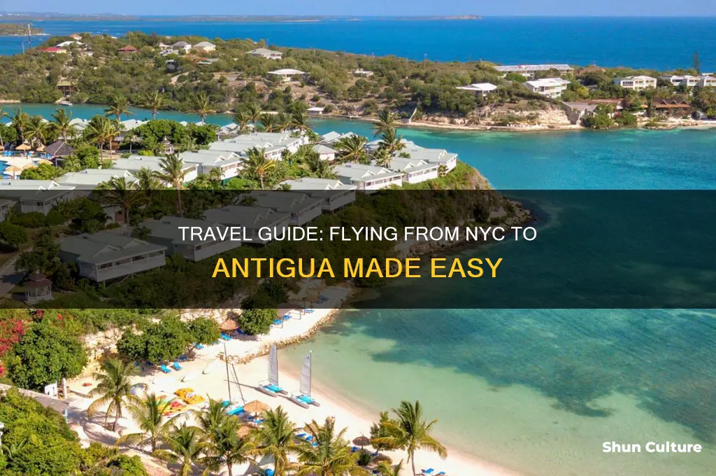 how to get to antigua from nyc