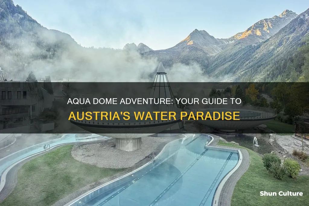 how to get to aqua dome austria