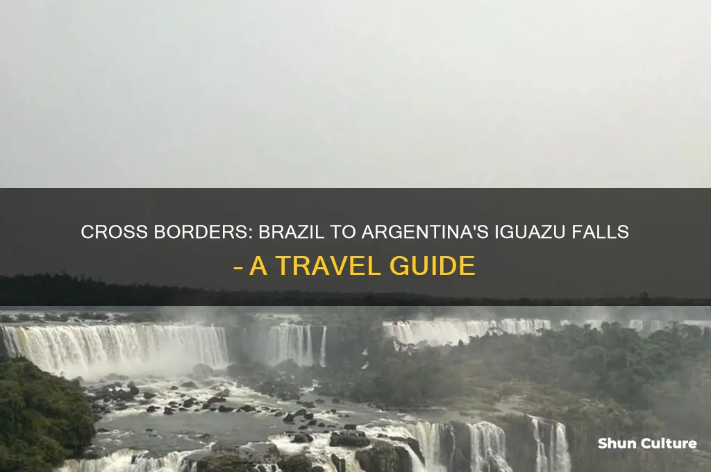 how to get to argentina side of iguazu from brazil