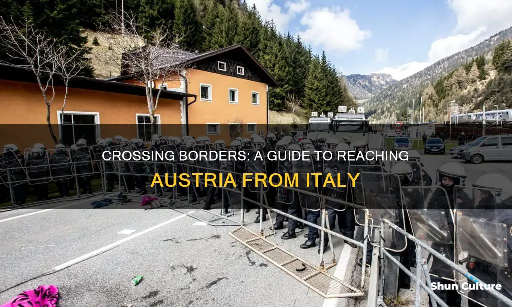 how to get to austria from italy