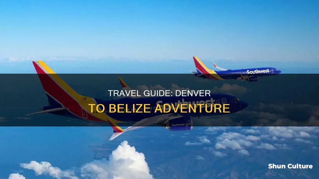 how to get to belize from denver