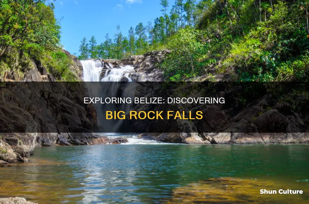 how to get to big rock falls belize