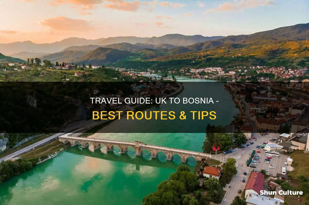 how to get to bosnia from uk