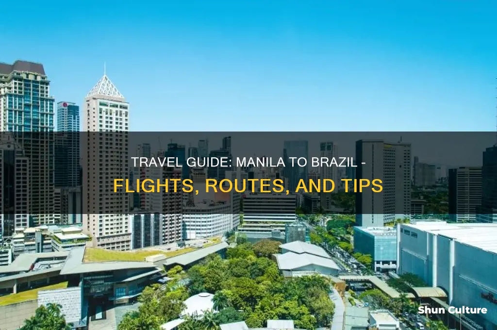 how to get to brazil from manila