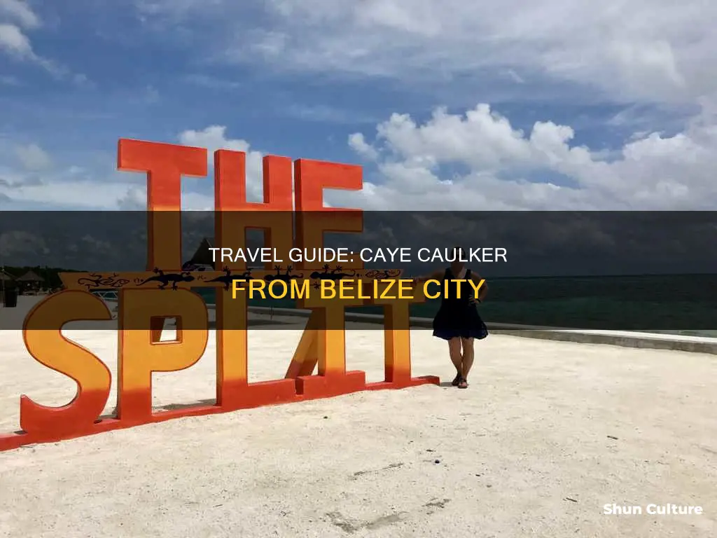 how to get to caye caulker from belize city