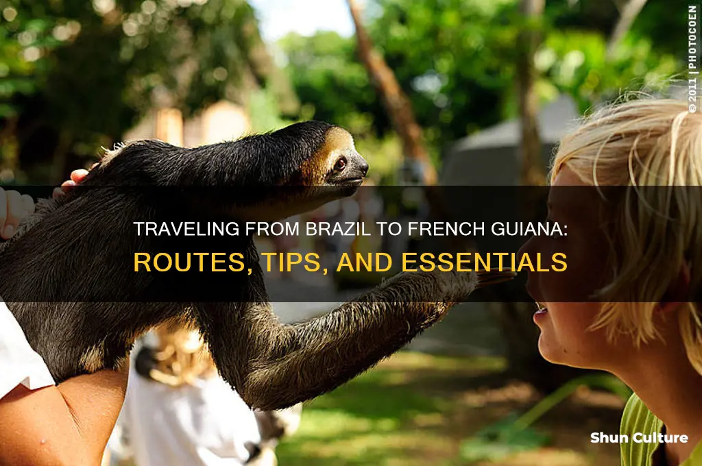 how to get to french guiana from brazil