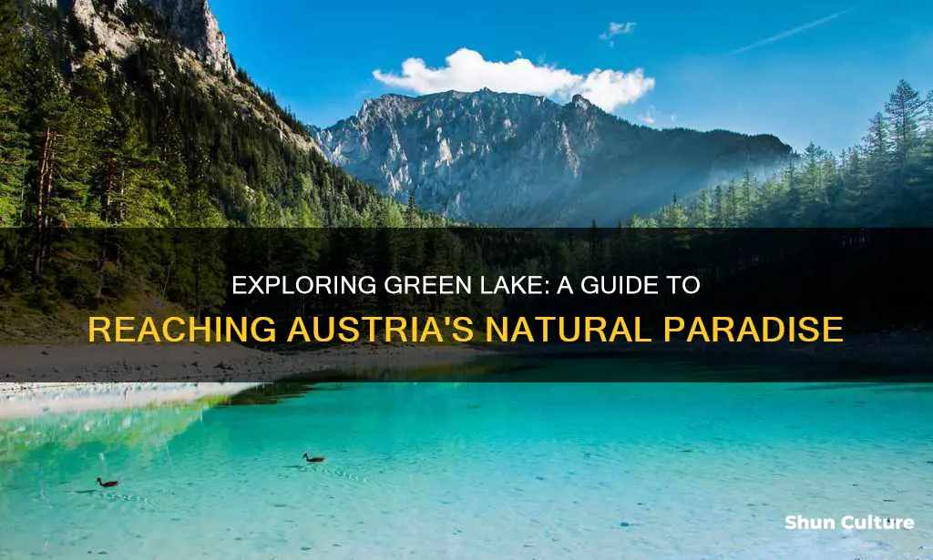 how to get to green lake austria