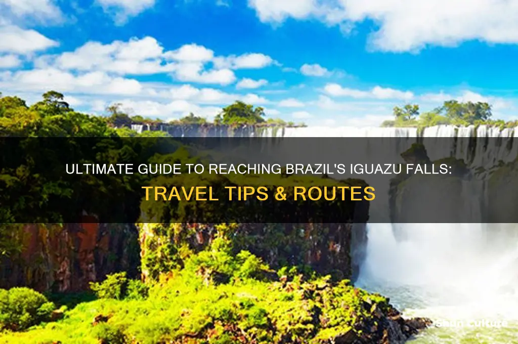 how to get to iguazu falls brazil