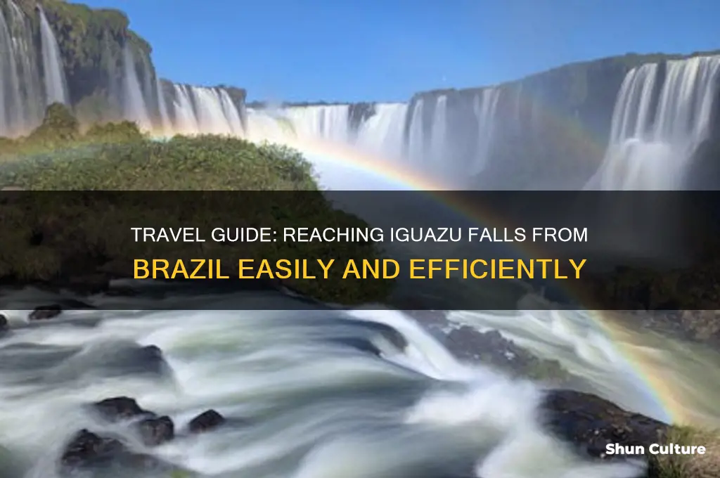 how to get to iguazu falls from brazil