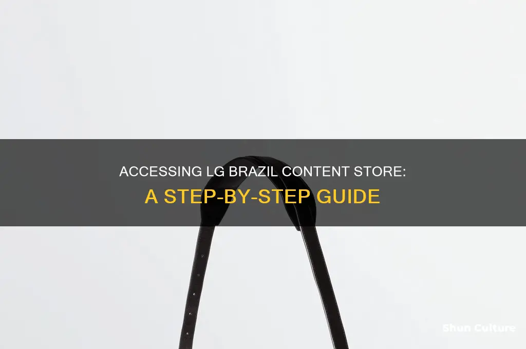 how to get to lg brazil content store