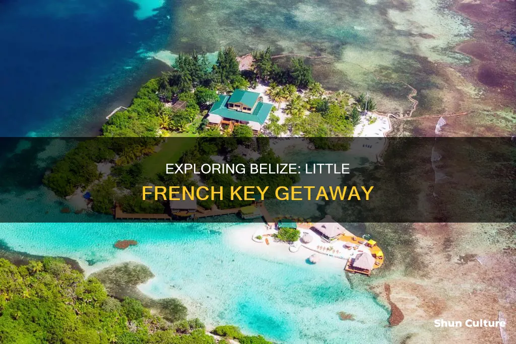 how to get to little french key from belize