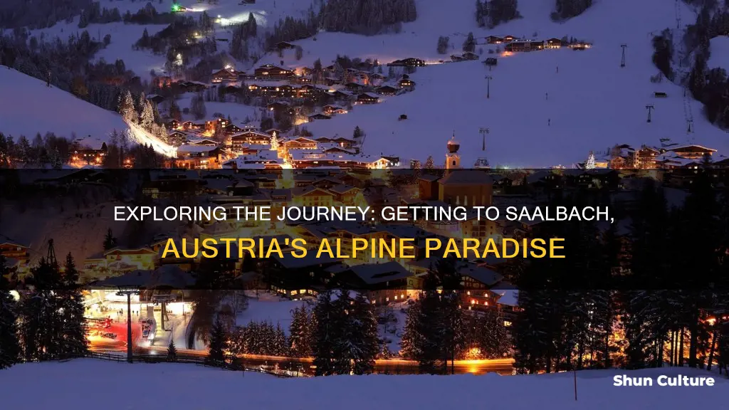 how to get to saalbach austria