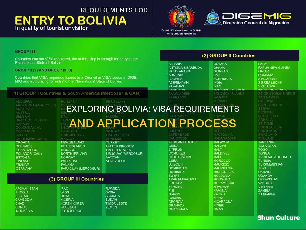 how to get via for bolivia