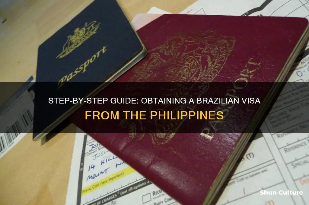 how to get visa to brazil from philippines