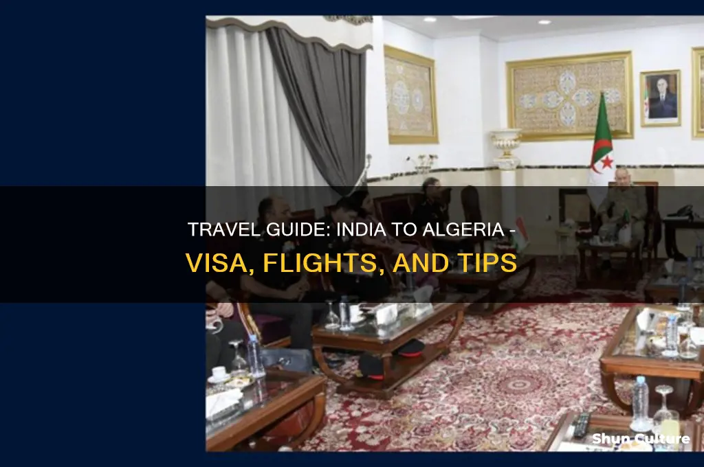how to go algeria from india