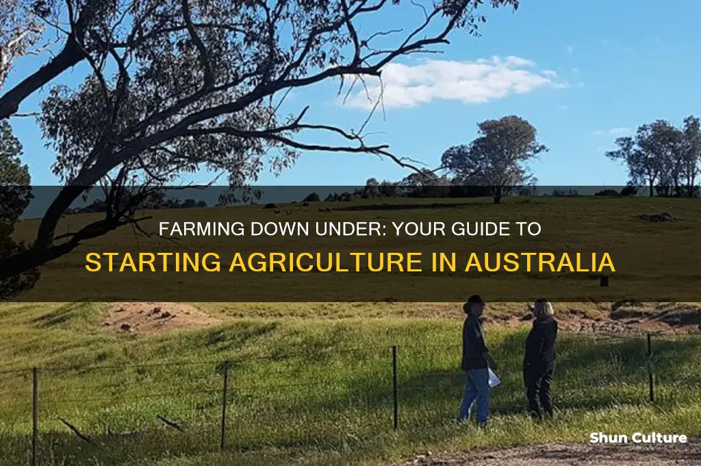 how to go australia for farming