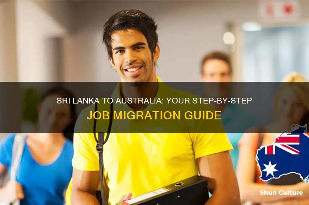 how to go australia for job from sri lanka