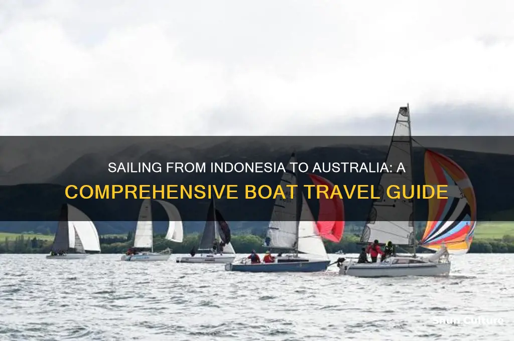 how to go australia from indonesia by boat