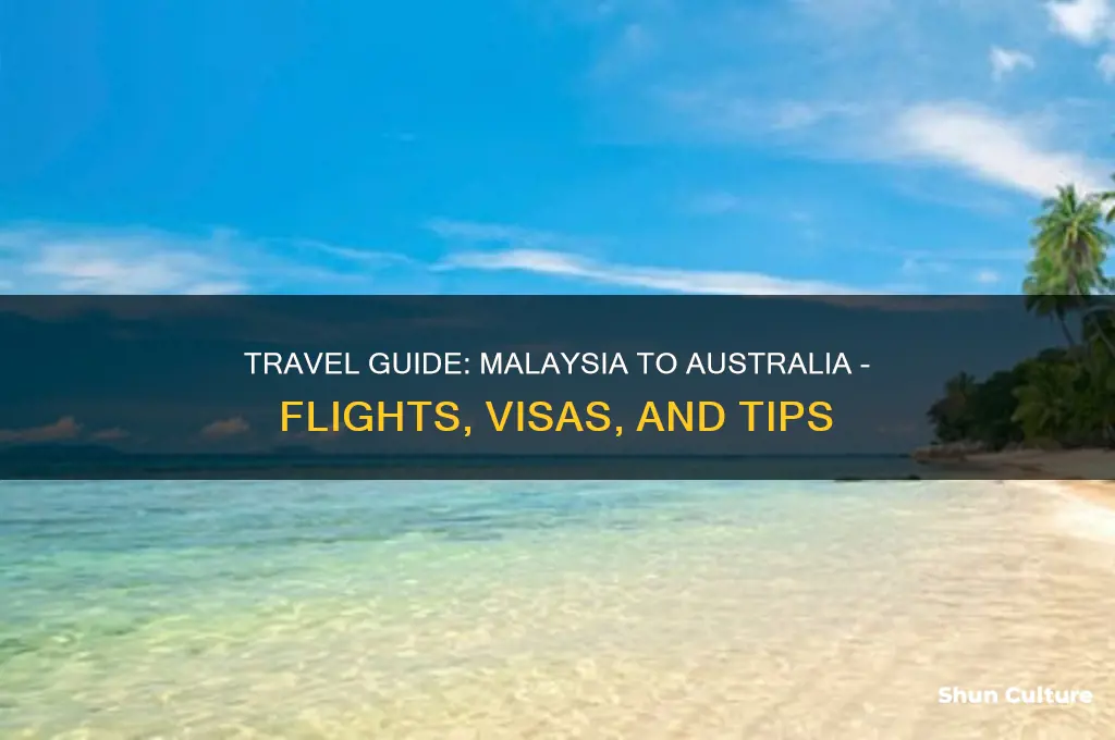 how to go australia from malaysia