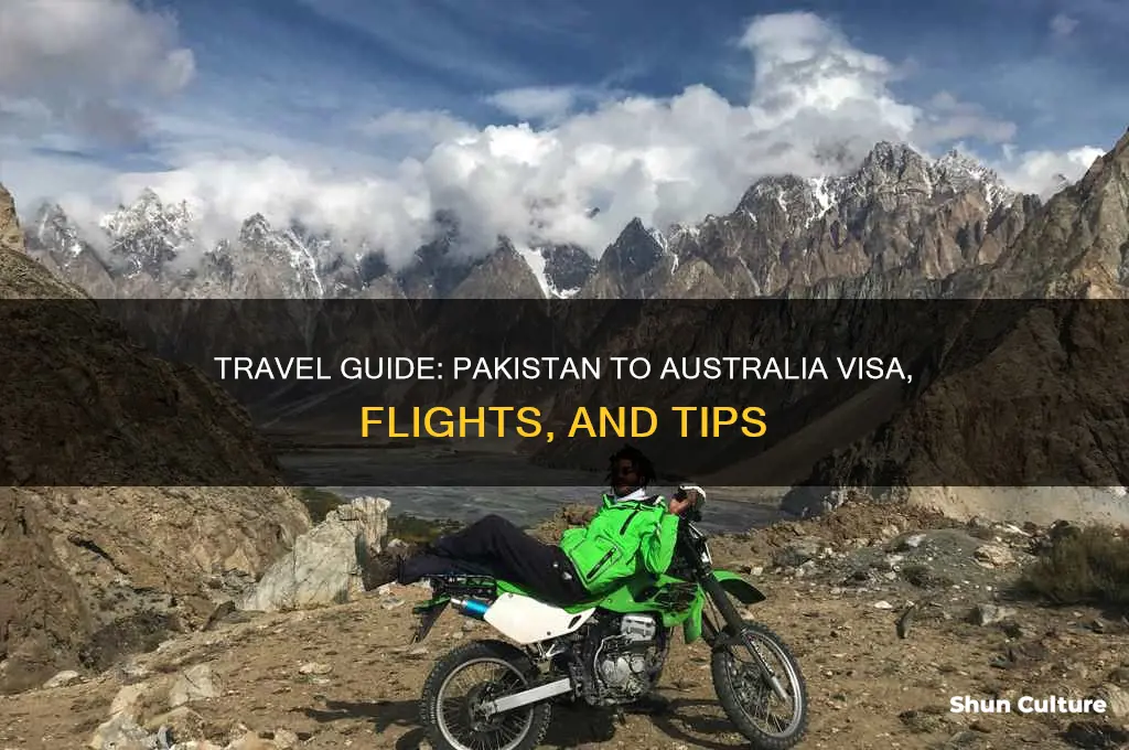 how to go australia from pakistan