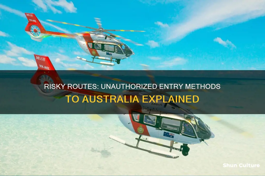 how to go australia illegally