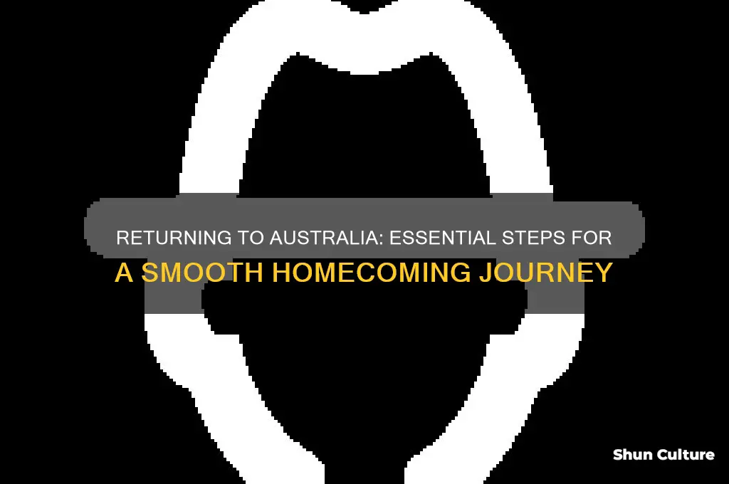 how to go back to australia
