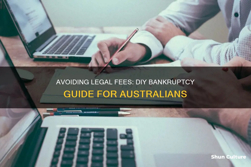 how to go bankrupt without a lawyer australia