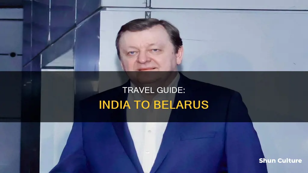 how to go belarus from india