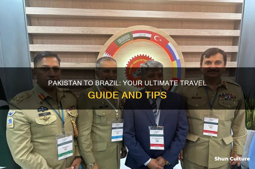 how to go brazil from pakistan