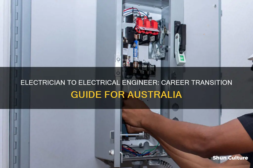 how to go from electrician to electrical engineer australia