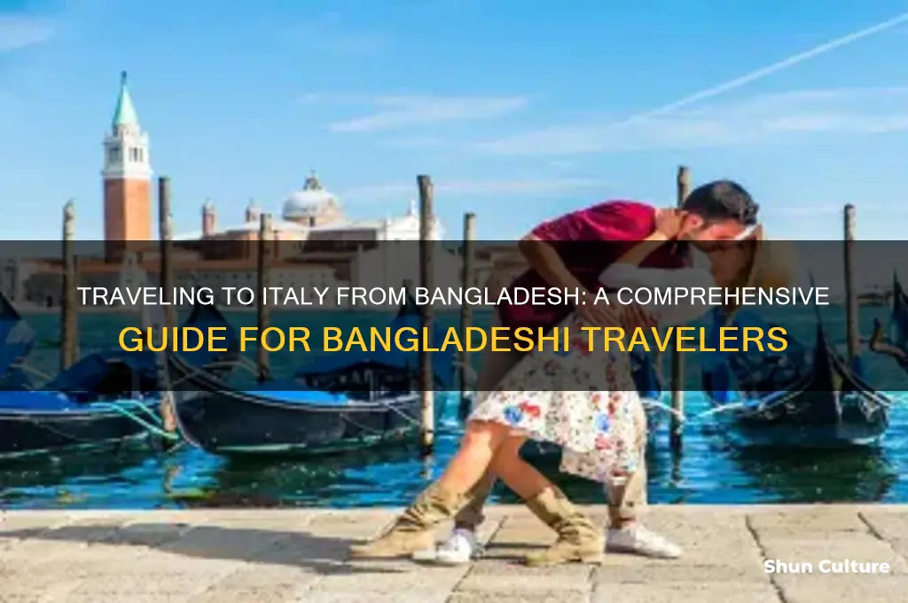 how to go italy from bangladesh