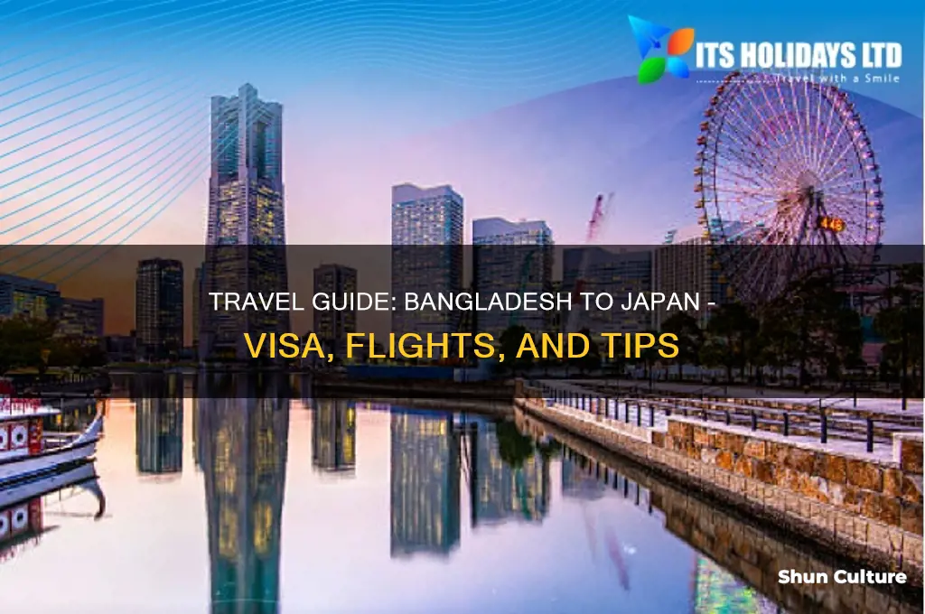 how to go japan from bangladesh