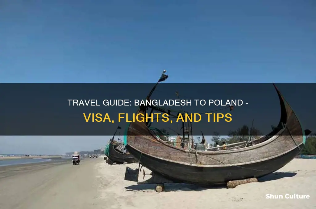 how to go poland from bangladesh