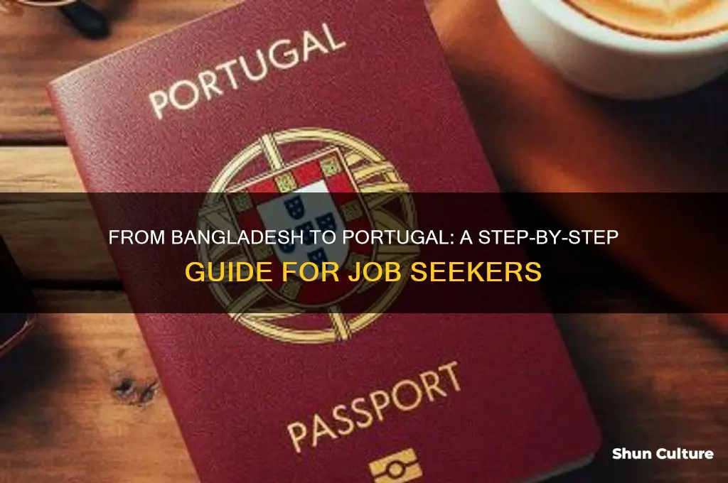 how to go portugal from bangladesh for working