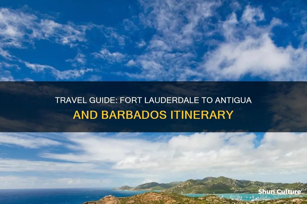 how to go to antigua and barbados from fort lauderdale