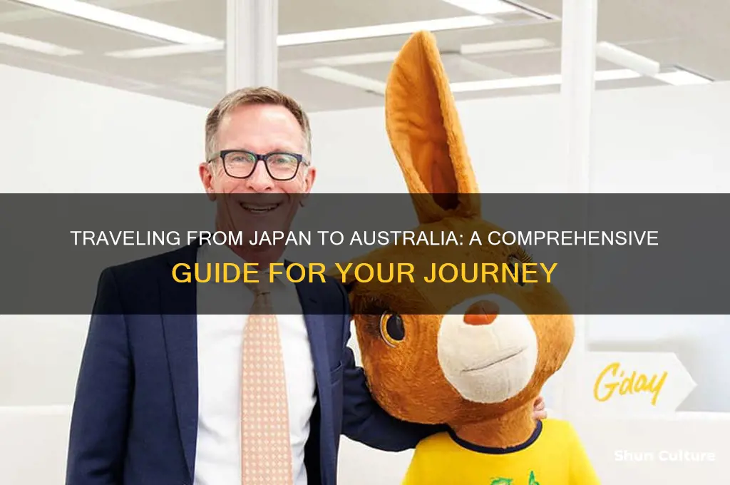 how to go to australia from japan