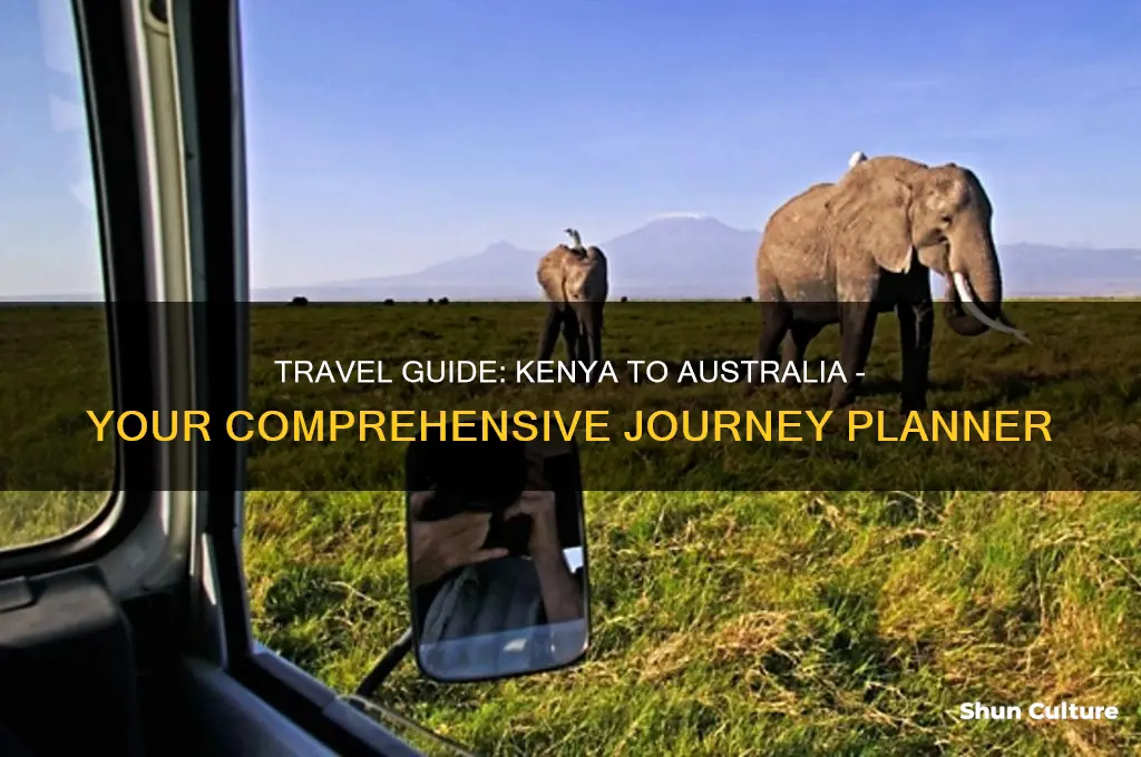 how to go to australia from kenya