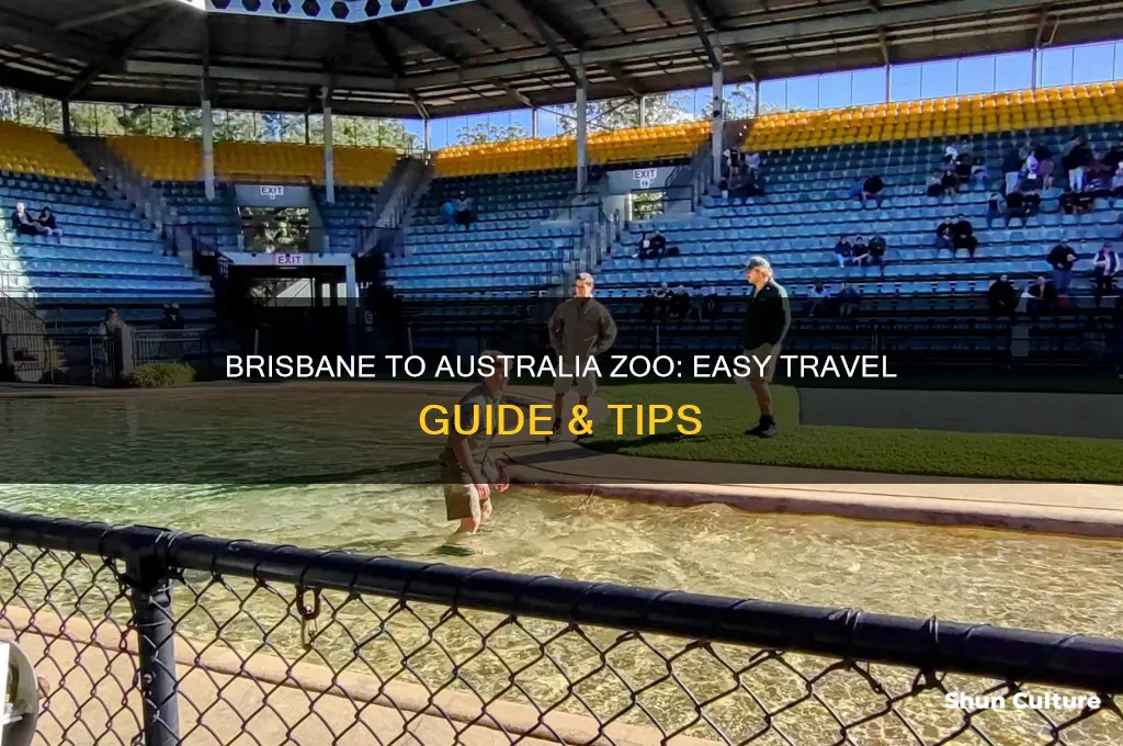 how to go to australia zoo from brisbane