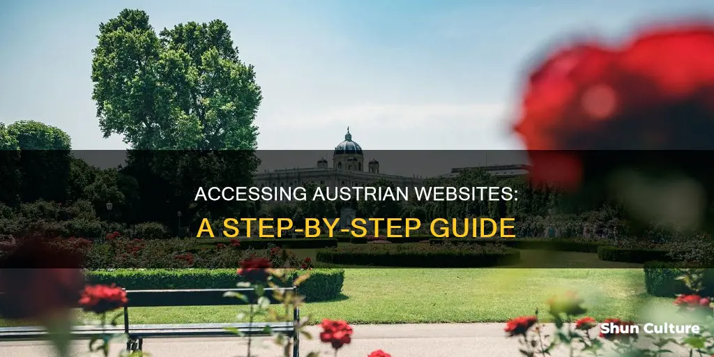 how to go to austrian website