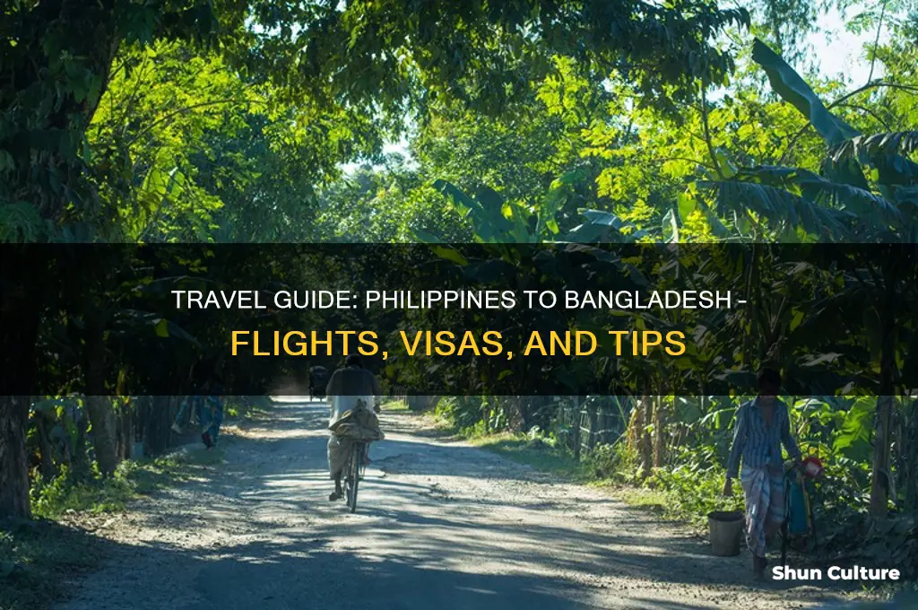 how to go to bangladesh from philippines