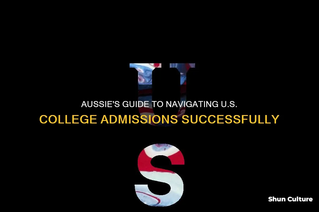 how to go to college in america from australia