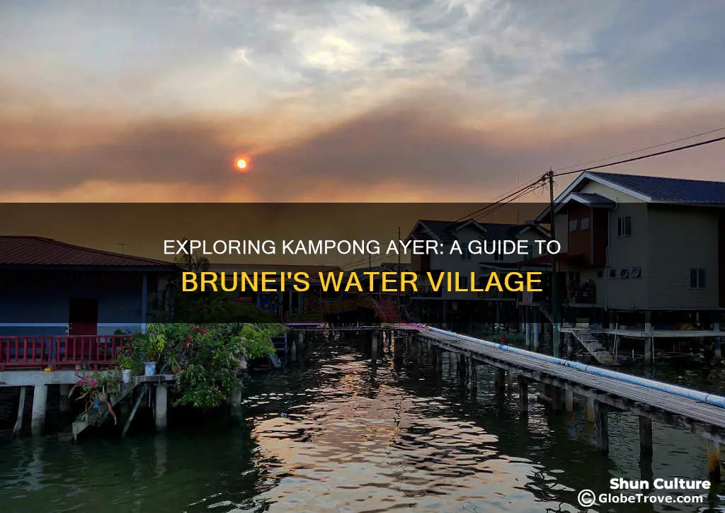 how to go to kampong ayer brunei