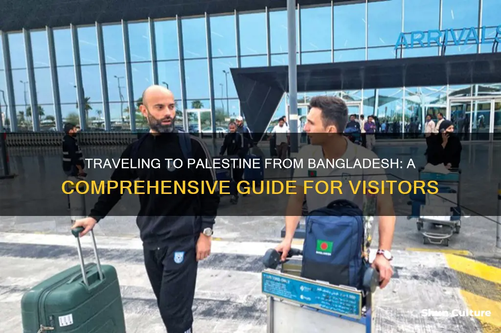 how to go to palestine from bangladesh