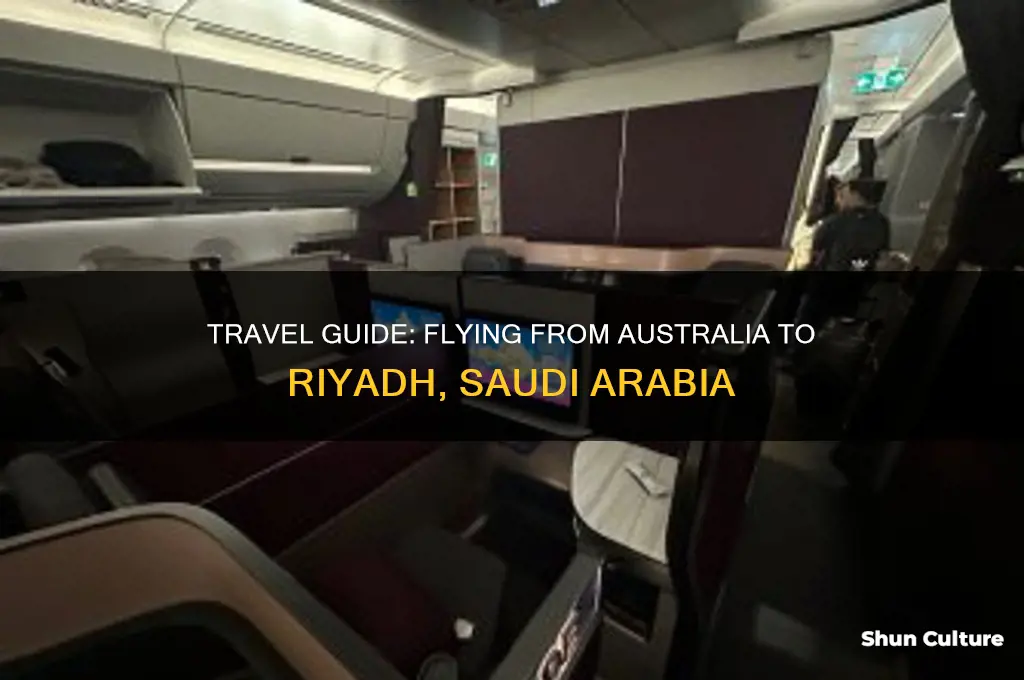 how to go to riyadh from australia