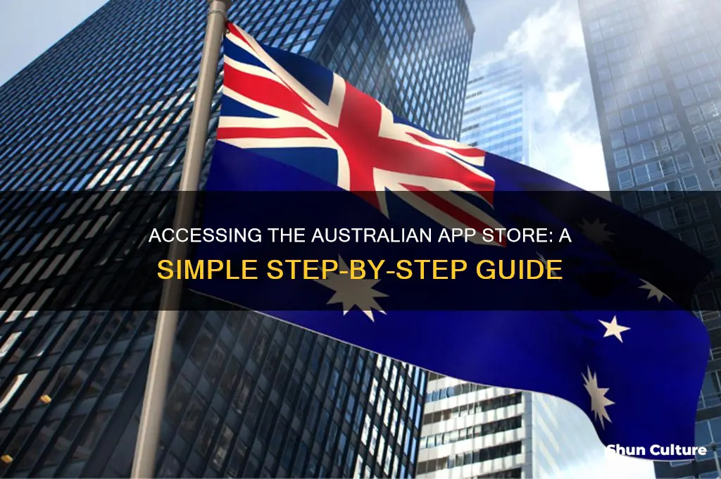 how to go to the australian app store
