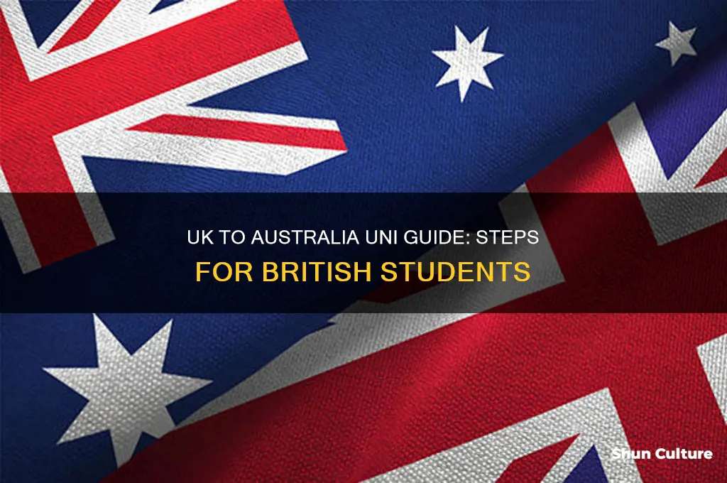 how to go to uni in australia from uk