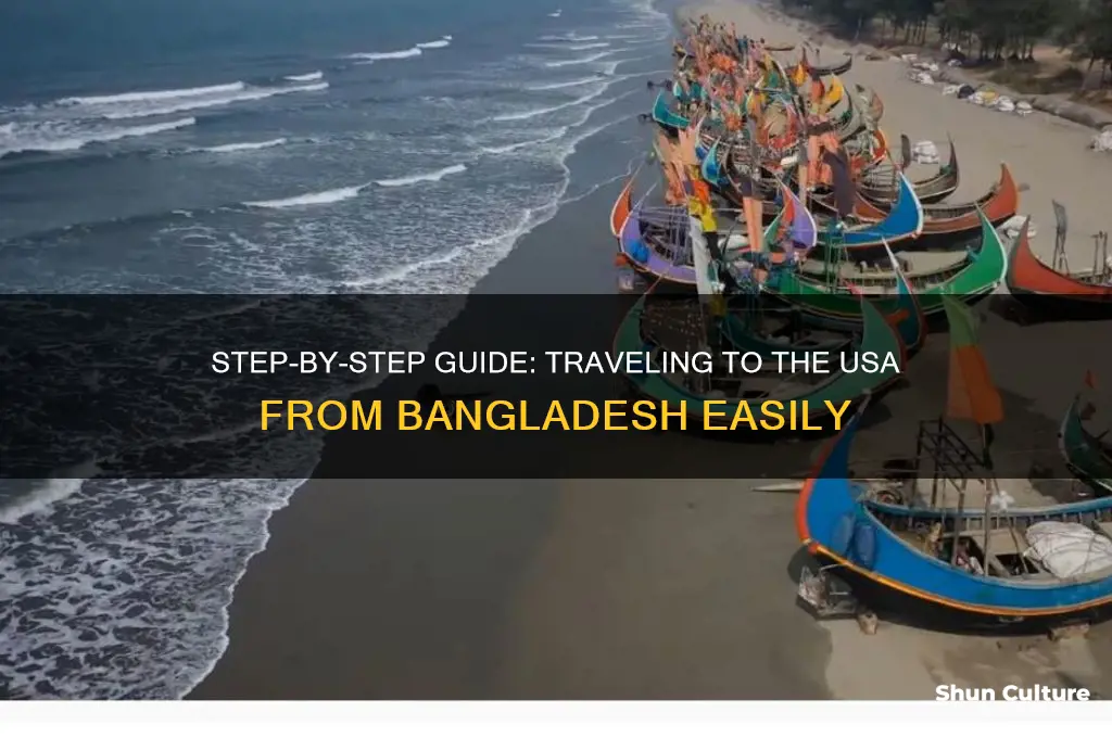 how to go to usa from bangladesh